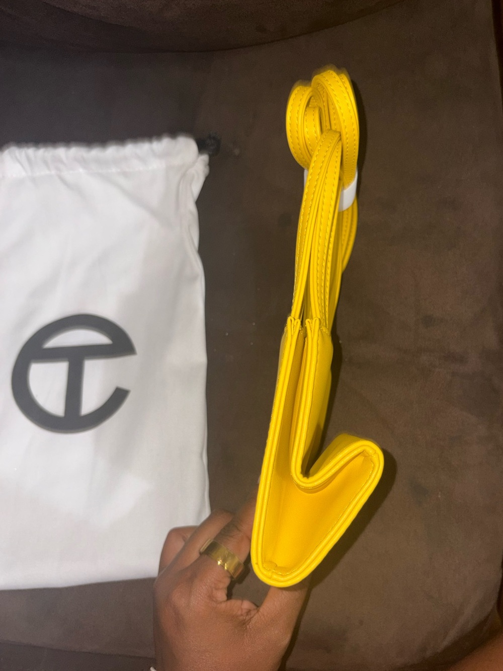 Telfar Small Yellow Shopping Bag- Brand New - Picture 4 of 8